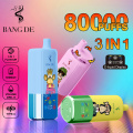 Bang DE Triple 80K Vape dùng một lần bán buôn 3 trong 1