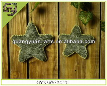 2014 Natural Cloth decorative hanging stars