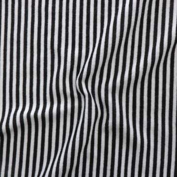 Soft and Stretchy Free Sample Stripes Pattern 100% Polyester Loose Single Jersey Knit Fabric For Garments