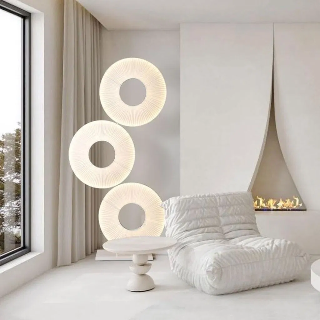Luxury Fabric Floor Lamp for Personalized Creative Room Lighting