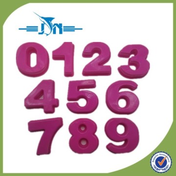 silicone number shapes mold DIY cookie mould 3D silicone cake molds