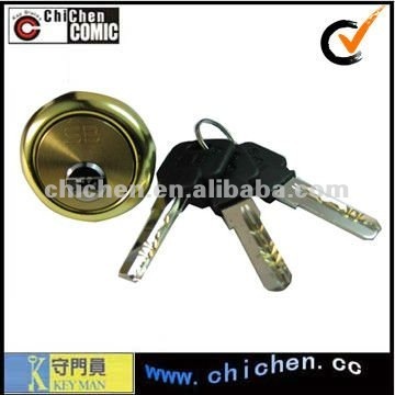 Brass key locks