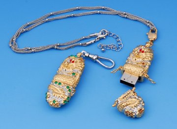 Mini Pendant Style Windowsxp Jewelry Usb Flash Drive Memory Sticks 128mb 256mb