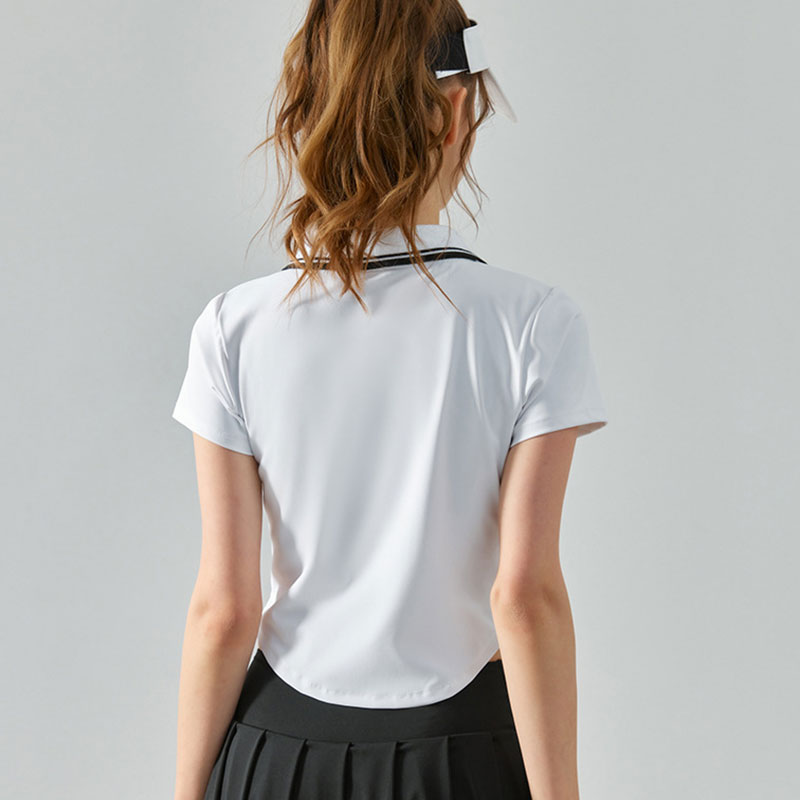 I-Summer Polo Collar Short Sleeve T-Shirt