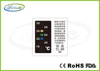 Reusable Heat Sensitive Garment Liquid Crystal Thermometer