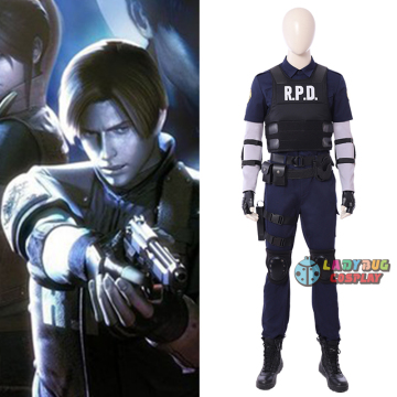 Resident Evil 2 Leon Scott Kennedy Cosplay Costume