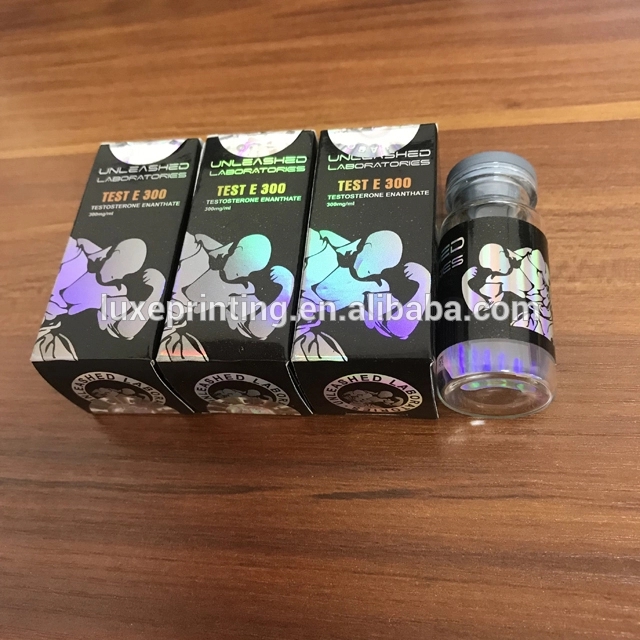 Free sample glossy lamination medicine bottle pill packaging box