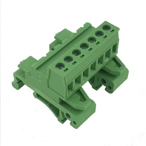 5.08MM pitch Din rail pluggable male terminal block