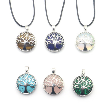 Vintage Style Silver Tree of Life Necklace