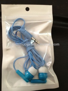 cheap eaphone/3.5mm headset/3.5mm jack stereo headset airline adaptor/airline disposal/cheap earphones for mobile phones/