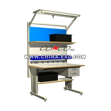 ESD Height adjustable workbench