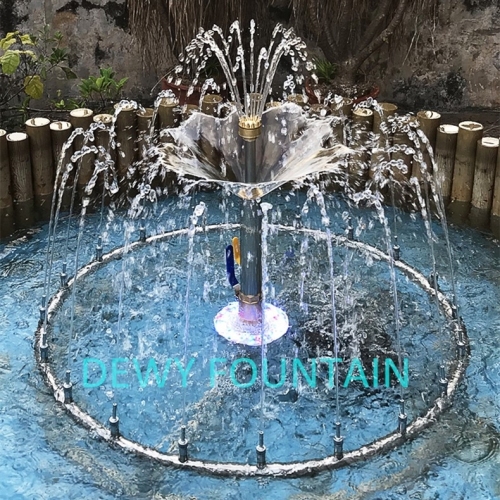 Mini Small Oursoor Musical Fountain Instalasi Mudah