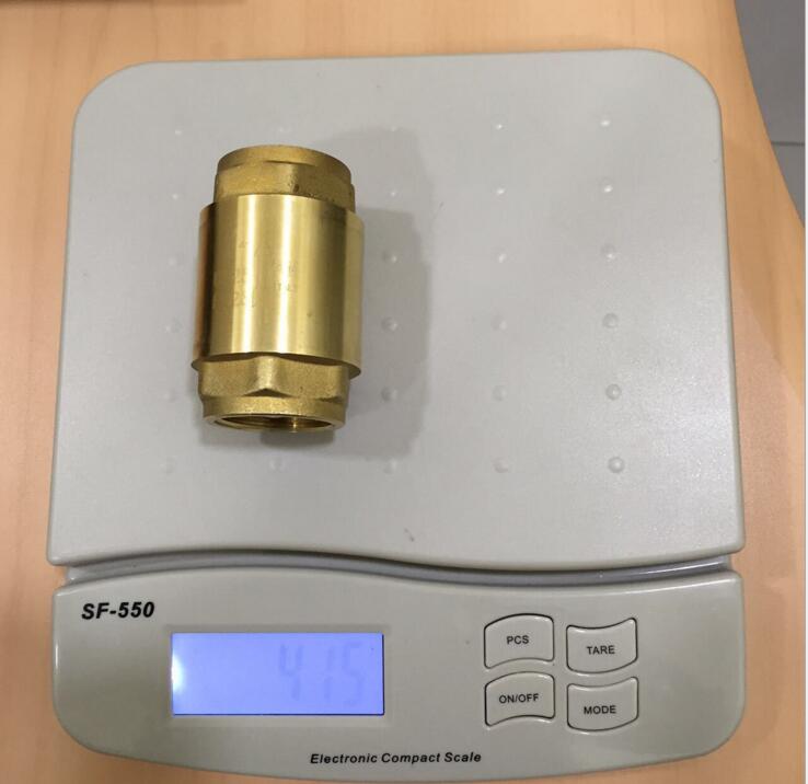 Brass Vertical Spring Check Valve, vertical bronze check valve