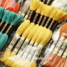 Hand made matrials cross stithc yarns embroidery products cotton sewing thread