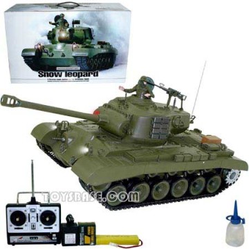 R/C Smoking Tank-Snow Leopard