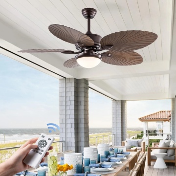 Tropical Island Ceiling Fan with Lights Outdoor Patios