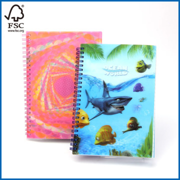 PP Spiral Notebook 3D Notebook Cover