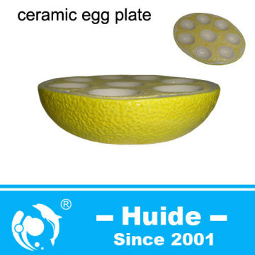 Easter Egg Plate Ceramic