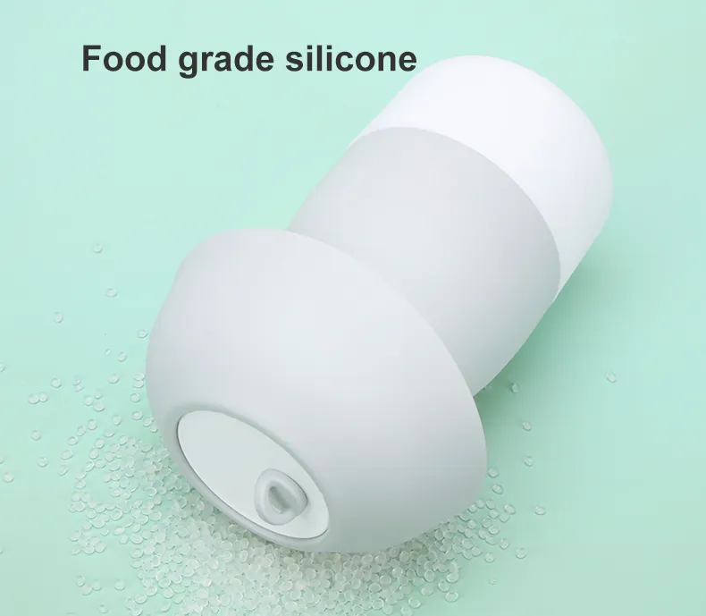Factory Wholesale Collapsible Food Feeding Dog Water Dispenser Portable Leak Proof Dog Travel Water Silicone Bottle for Outdoor Walking