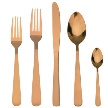 rose gold cutlery,cutlery set