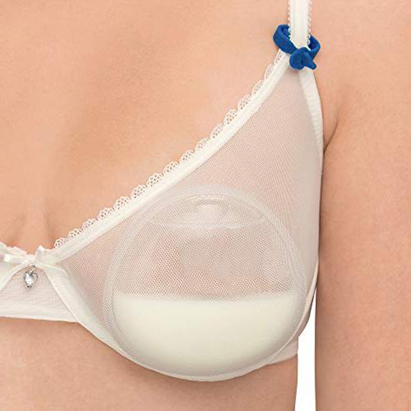 breastfeeding nursing mom silicone reusable milk collector cup breast pads
