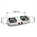 2 Burners Stainless Steel Cooktop