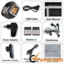 Unlocked Tri-band Wrist Watch Gsm Phone 1.3 Inch Screen