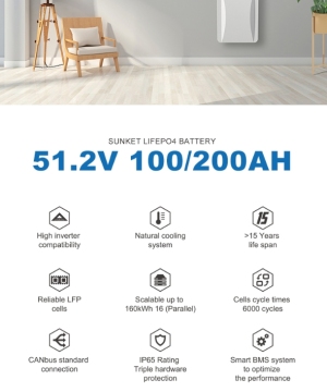 Portable Lightweight LiFePO4 battery