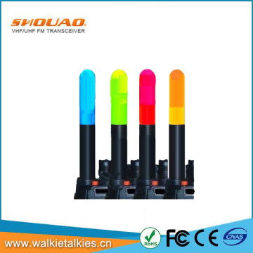 dual band handheld colourful LED magic long range walkie talkie antenna