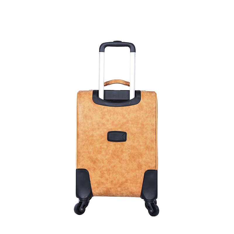 New design strong handle PU luggage set3