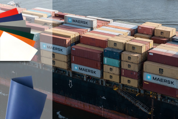 Lightweight container open top tarpaulin