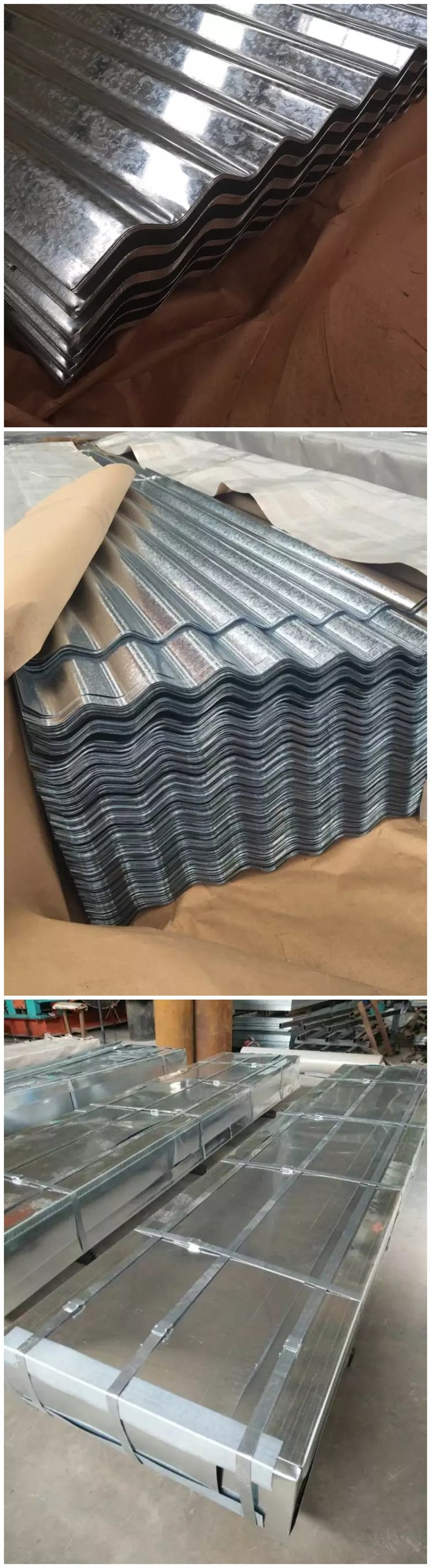 Galvanized Steel Wall Panel Corrugated steel plate GI Roofing Sheet