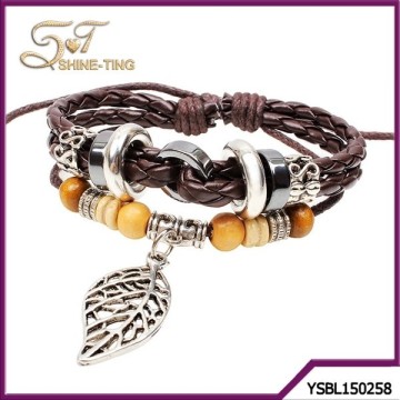 Bohemia style bracelet crocodile leather bracelet