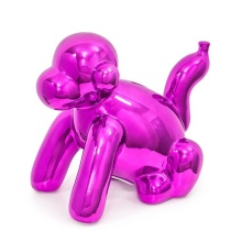 Polished stainless steel statue metal monkey sculpture