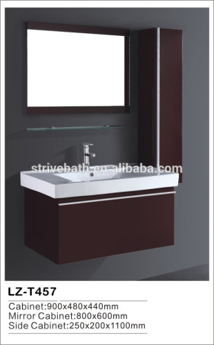 2016 Modern MDF Melamine Bathroom Mirror Cabinet