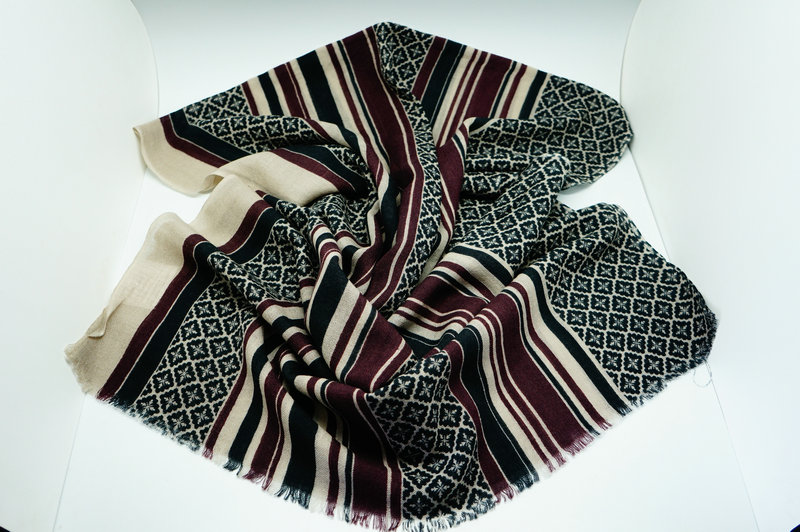 Printed Wool Scarf Yf 2013 769 1