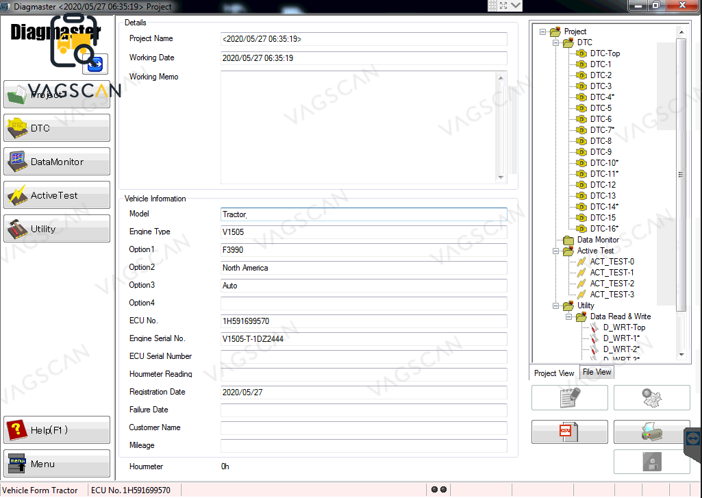 For KUBOTA DIAGNOSTIC KIT (PYTHON) kubota diagnostic software kubota diagmaster with Python interface with CF-19 laptop Full Set
