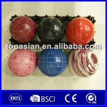 Custom large size polyresin bocce boules ball