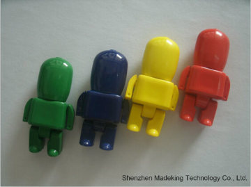 Robot USB Flash Drives Plastic USB Flash Disk