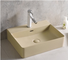 Matte Basins Ceramic Matt Brown Art Basin