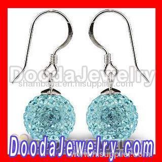 Fashion Tresor Paris Cyan Crystal Ball Hook Earrings |tresor Paris Earrings?