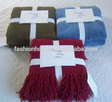 Deluxe Wholesale polyester microfiber throw blanket