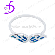 New Arriva Angel's Wings shaped opal rings with OP05 blue color