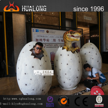 Huge animatronic hatching dinosaur eggs for kids
