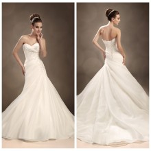 see through corset cryatsl beaded sexy fitted wedding dress