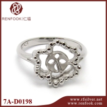 Antique rings jewellery 925 silver one stone ring designs
