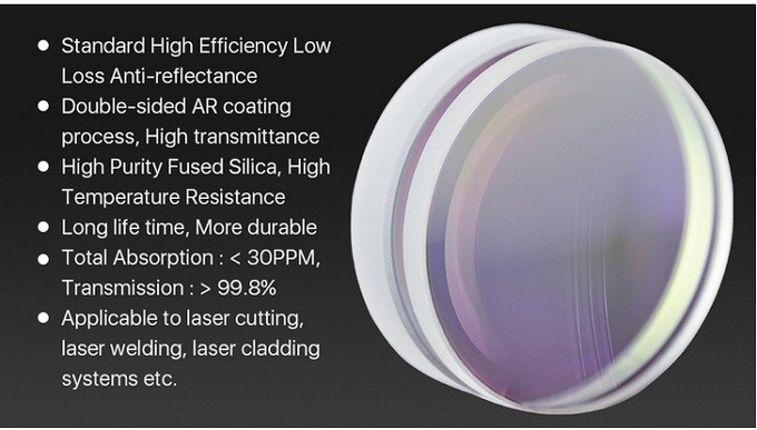 Focus lentille de collimation de la lentille pour le critère laser à tête de coupe de mini-cutan