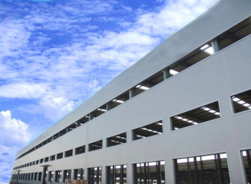 Steel Warehouse Building with Office Building