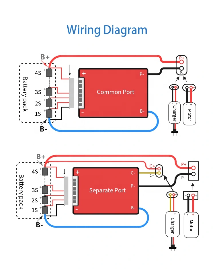 Balance BMS 3s 12V for LiFePO4 Battery Packs