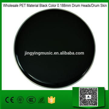Wholesale PET Material Black Color 0.188mm Drum Heads/Drum Skin